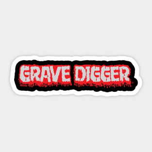 The Red of Grave Sticker